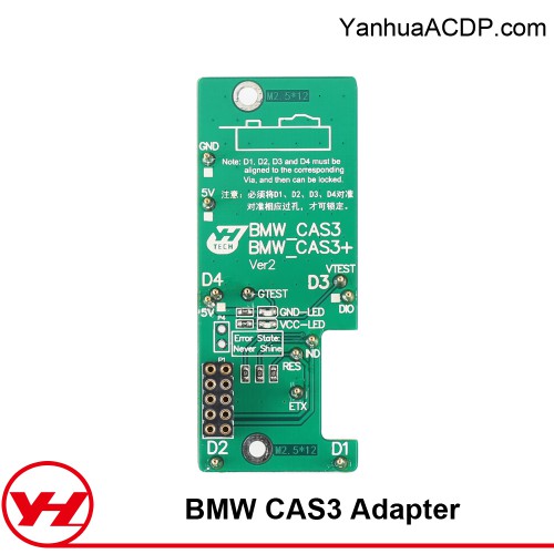 Yanhua ACDP CAS3 Interface Adapter for BMW CAS3/CAS3+/CAS3++ EEPROM PFLASH Read and Write No Need Soldering
